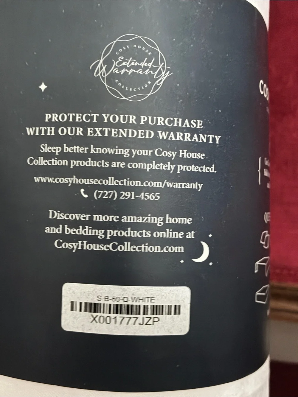 Cosy House 4 piece 100% Bamboo Sheets, Viscose Blend, Queen, White, NEW! $180